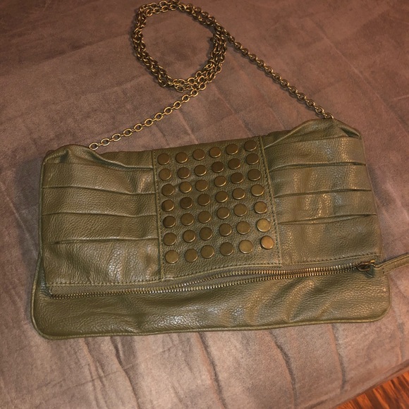 Aldo Handbags - Aldo army green convertible crossbody/clutch purse